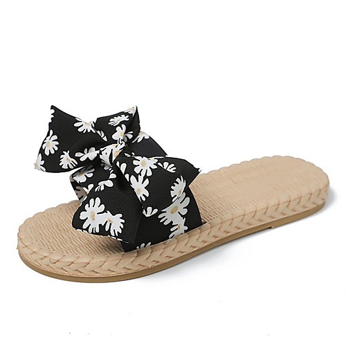 

Women's Flats Flat Heel Round Toe Rubber White Black Yellow