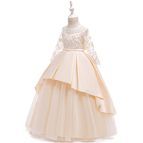 

Princess Cosplay Costume Costume Girls' Movie Cosplay Christmas New Year's White Pink Fuchsia Dress Christmas Halloween Children's Day Polyester / Cotton