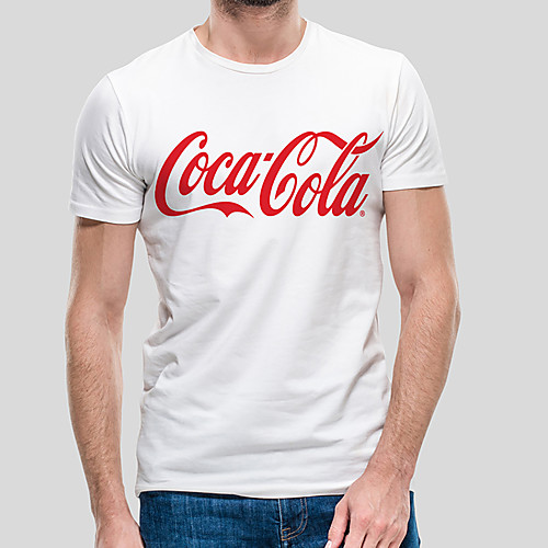 

Men's Unisex Tee T shirt Hot Stamping Graphic Prints Letter Plus Size Print Short Sleeve Casual Tops Cotton Basic Designer Big and Tall White