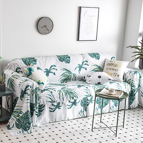 

Sofa Cover Sofa Blanket Print / Dust-proof Comfortable Durable ins Style /Fit for 1-4 Cushion Couch and L Shape Sofa