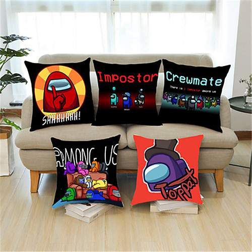 

Double Side Cushion Cover 1PC Soft Decorative Square Throw Pillow Cover Cushion Case Pillowcase for Sofa Bedroom Superior Quality Machine Washable