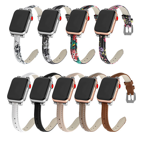 

Smart Watch Band for Apple iWatch Classic Buckle Genuine Leather Replacement Wrist Strap for Apple Watch Series SE / 6/5/4/3/2/1