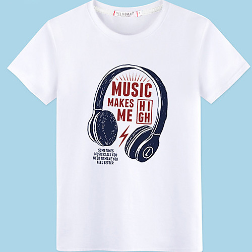 

Men's Unisex Tee T shirt Shirt Hot Stamping Graphic Prints Letter Plus Size Short Sleeve Casual Tops 100% Cotton Basic Vintage Designer Big and Tall White Red Wine / Summer