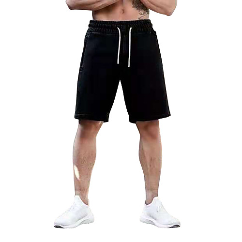 

Men's Casual / Sporty Chinos Pants Solid Color Black Dark Gray