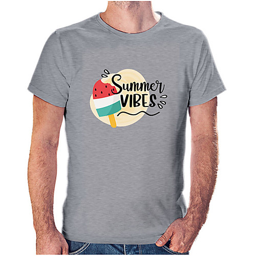 

Men's Unisex Tee T shirt Hot Stamping Graphic Prints Watermelon Letter Plus Size Print Short Sleeve Casual Tops Cotton Basic Fashion Designer Big and Tall Wine White Black