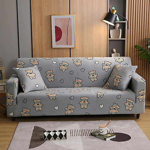 

2021 New Stylish Simplicity Print Sofa Cover Stretch Couch Slipcover Super Soft Fabric Retro Hot Sale Couch Cover