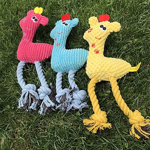 

Teeth Cleaning Toy Dog Chew Toys Interactive Toy Slow Feeder & Treat Ball Dog Toy Dog Pet Exercise Teething Rope Toy Teething Toy Plush Fabric Gift Pet Toy Pet Play