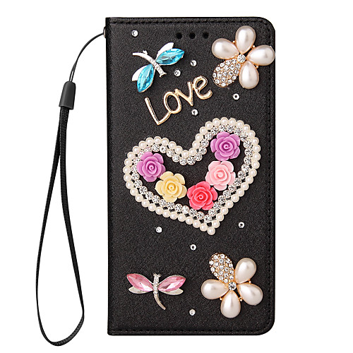 

Phone Case For Apple Full Body Case iPhone 12 Pro Max 11 SE 2020 X XR XS Max 8 7 6 Card Holder Shockproof Dustproof Heart PU Leather