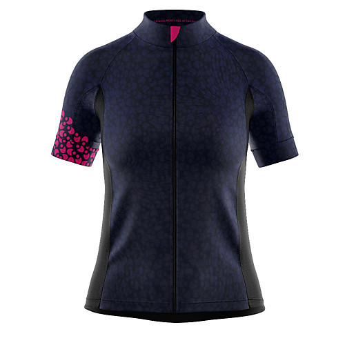 

21Grams Women's Short Sleeve Cycling Jersey Summer Spandex Polyester Black Bike Jersey Top Mountain Bike MTB Road Bike Cycling Quick Dry Moisture Wicking Breathable Sports Clothing Apparel / Stretchy