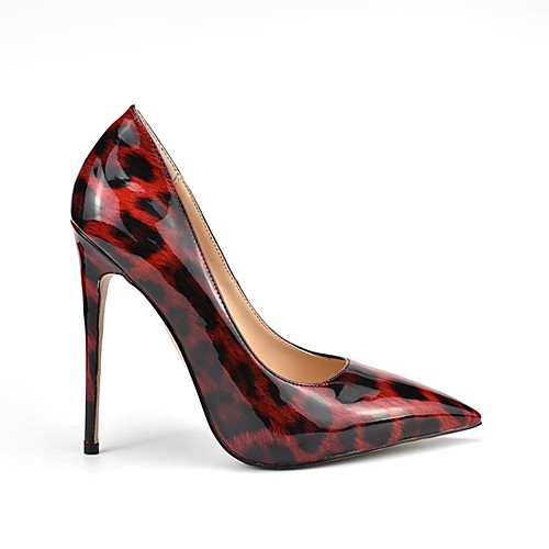 

Women's Heels Stiletto Heel Pointed Toe PU Synthetics Burgundy