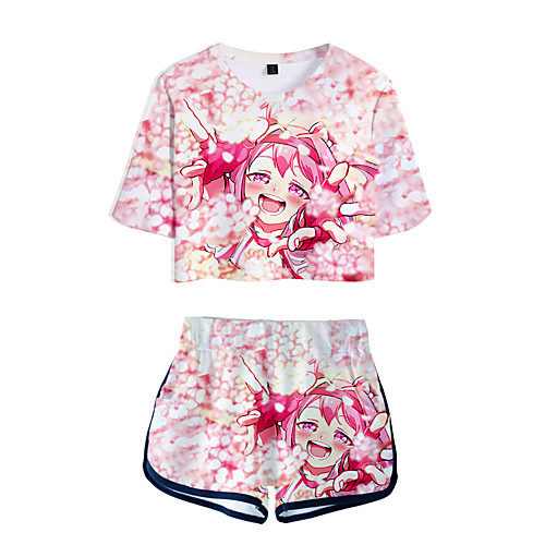

Inspired by Pretty Derby Cosplay Cosplay Costume Outfits Terylene 3D 2 Piece Printing Shorts For Women's / Men's