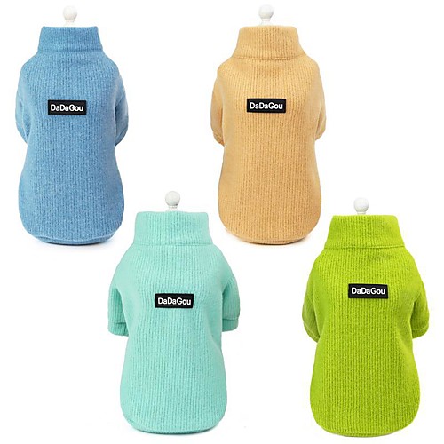 

Dog Cat Dog clothes Cute Sweet Dailywear Casual / Daily Dog Clothes Puppy Clothes Dog Outfits Breathable Blue Green Brown Costume for Girl and Boy Dog Polyester S M L XL XXL