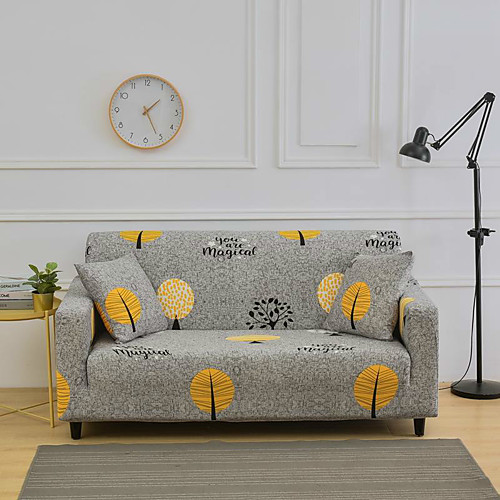 

Sofa Cover Couch Cover Dustproof Print Soft Stretch Sofa Slipcover Super Strechable Cover Fit for Armchair/Loveseat/Three Seater/Four Seater/L shaped sofa