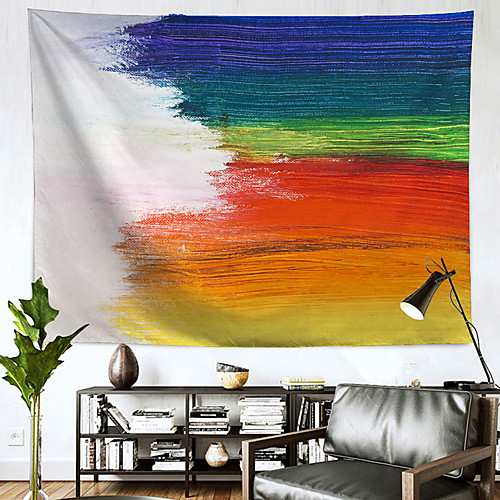 

Rainbow Wall Tapestry Art Decor Blanket Curtain Hanging Home Bedroom Living Room Decoration Polyester