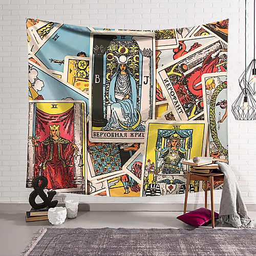 

Tarot Divination Wall Tapestry Art Decor Blanket Curtain Hanging Home Bedroom Living Room Decoration Mysterious Bohemian