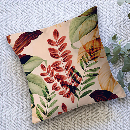 

Double Side Cushion Cover 1PC Soft Decorative Square Throw Pillow Cover Cushion Case Pillowcase for Sofa Bedroom Livingroom Outdoor Superior Quality Machine Washable Outdoor Cushion for Sofa Couch Bed Chair