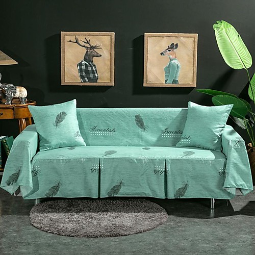 

Sofa Cover Sofa Blanket Cities Home /Thicken Brocade Geometric Printed/Fit for 1-4 Cushion Couch and L Shape Sofa
