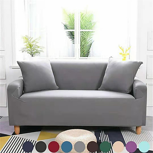 

Dustproof All-powerful Slipcovers Stretch Sofa Cover Super Soft Fabric Couch Cover With One Free Boster Case(Chair/Love Seat/3 Seats/4 Seats)