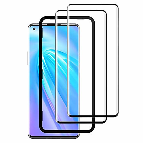 

nomesee for oneplus 8 tempered glass (2 pieces), [3d ultra-clear] [9h-hardness] [anti-scratch] [with alignment frame] tempered glass protective film for oneplus 8