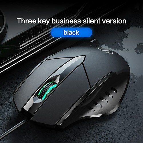 

New product luminous pw1 adjustable to mute wired mouse eating chicken e-sports game office six-button DPI luminous mouse