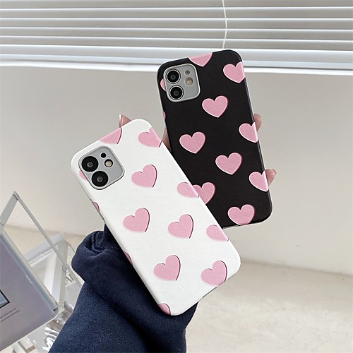 

Phone Case For Apple Back Cover iPhone 12 Pro Max 11 SE 2020 X XR XS Max 8 7 Shockproof Dustproof Heart TPU