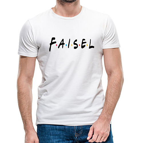 

Men's Unisex Tee T shirt Hot Stamping Graphic Prints Letter Plus Size Print Short Sleeve Casual Tops Cotton Basic Fashion Designer Big and Tall White