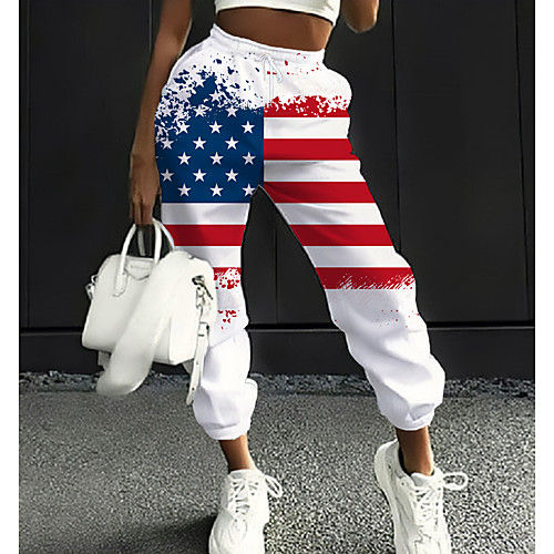 

Women's Sporty Yoga Quick Dry Outdoor Sports Skinny Daily Holiday Leggings Pants Solid Colored Ankle-Length High Waist Black Red