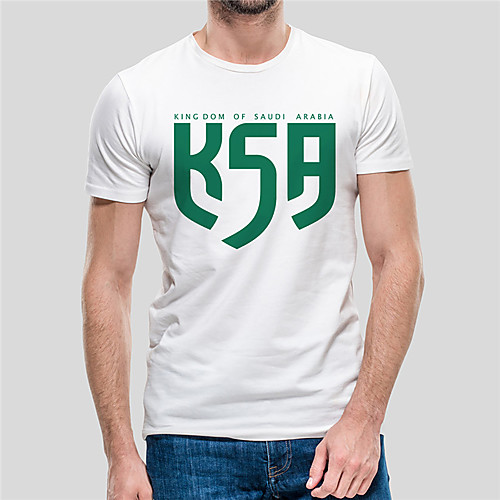 

Men's Unisex Tee T shirt Hot Stamping Symbol Graphic Prints Plus Size Print Short Sleeve Casual Tops Cotton Basic Fashion Designer Big and Tall White