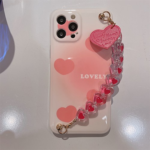

Phone Case For Apple Back Cover iPhone 12 Pro Max 11 SE 2020 X XR XS Max 8 7 Shockproof Dustproof Heart TPU
