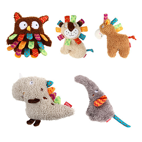 

Plush Toy Interactive Toy Dog Toy Dog Play Toy Sqeauking Toy Dog Pet Friendly Pet Exercise Releasing Pressure Plush Fabric Gift Pet Toy Pet Play