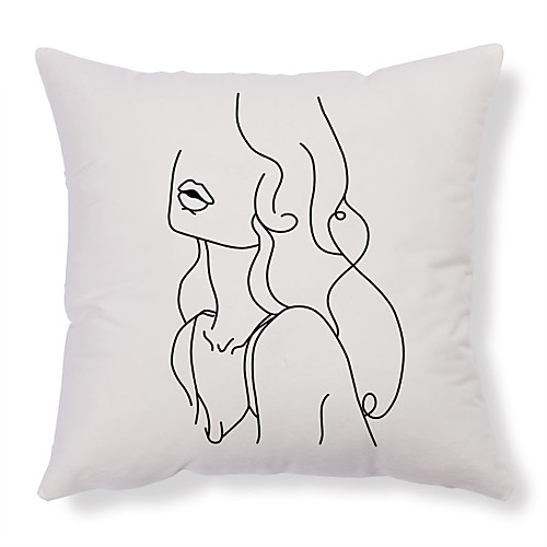 

Simple Double Side Cushion Cover 1PC Soft Decorative Square Throw Pillow Cover Cushion Case Pillowcase for Bedroom Livingroom Superior Quality Machine Washable Outdoor Cushion for Sofa Couch Bed Chair