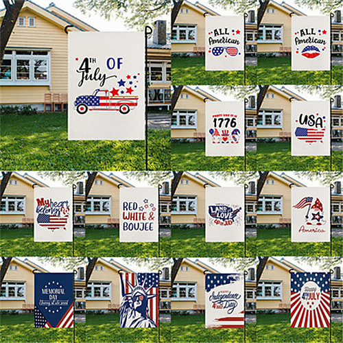 

Season Garden Flag Double Sided Outdoor Holidays Yard Flag Holidays Vertical Flags