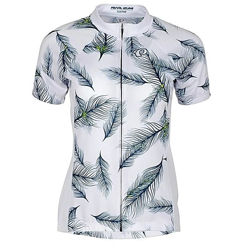 

21Grams Women's Short Sleeve Cycling Jersey Summer Spandex Polyester White Bike Jersey Top Mountain Bike MTB Road Bike Cycling Quick Dry Moisture Wicking Breathable Sports Clothing Apparel / Stretchy