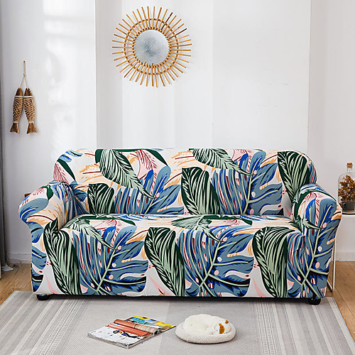 

2021 New Stylish Simplicity Print Sofa Cover Stretch Couch Slipcover Super Soft Fabric Retro Hot Sale Couch Cover