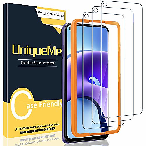 

[3 pieces] unique protective film compatible with xiaomi redmi note 9t / xiaomi redmi note 9 tempered glass, [easy installation] tempered xiaomi redmi note 9t / redmi note 9 screen protector.
