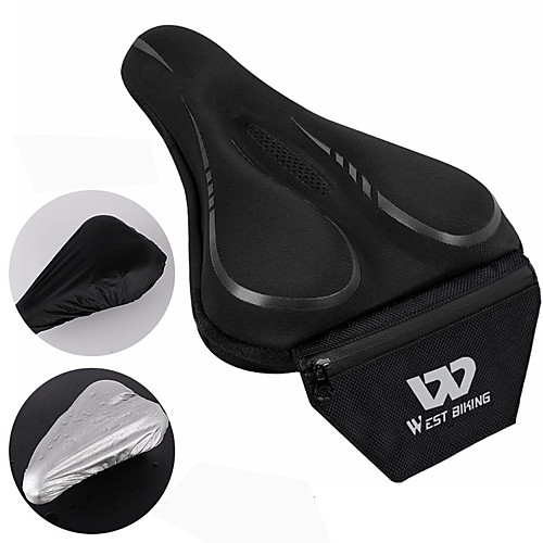 

Bike Seat Saddle Cover / Cushion Comfort Durable Silicone Plastic Cycling Road Bike Mountain Bike MTB Folding Bike Blue Black