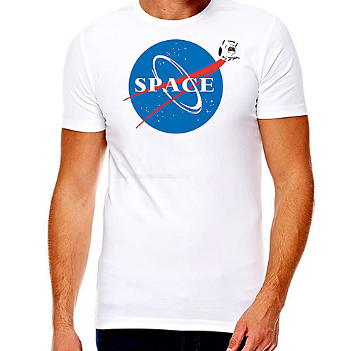 

Men's Unisex Tee T shirt Hot Stamping Graphic Prints Letter Plus Size Print Short Sleeve Casual Tops Cotton Basic Designer Big and Tall White