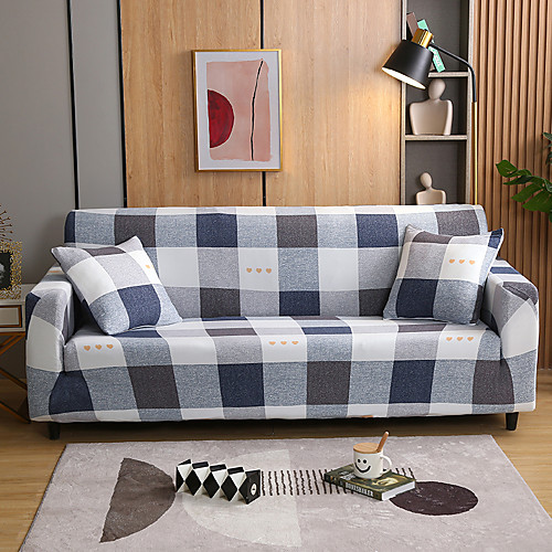 

Sofa Cover Couch Cover Dustproof Print Soft Stretch Sofa Slipcover Super Strechable Cover Fit for Armchair/Loveseat/Three Seater/Four Seater/L shaped sofa(1 Free Cushion Cover)