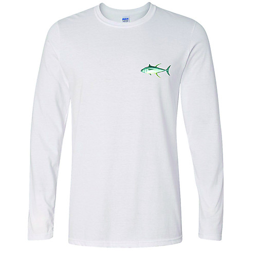 

CAWANFLY Men's Fishing Shirt Outdoor Long Sleeve UPF50 Quick Dry Breathable Sweat wicking Top Autumn / Fall Spring Summer Athleisure Fishing Camping & Hiking White / Micro-elastic / Animal
