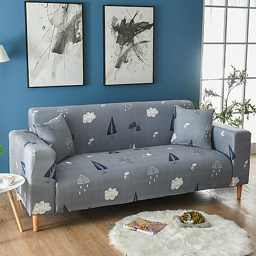 

2021 New Stylish Simplicity Print Sofa Cover Stretch Couch Slipcover Super Soft Fabric Retro Hot Sale Couch Cover