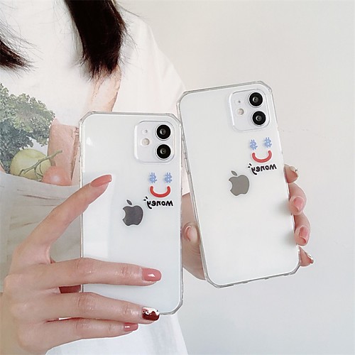 

Phone Case For Apple Back Cover iPhone 12 Pro Max 11 SE 2020 X XR XS Max 8 7 Shockproof Dustproof Transparent Graphic TPU