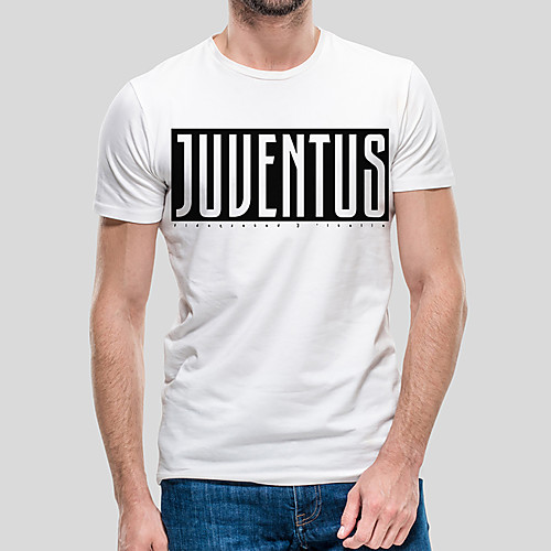 

Men's Unisex Tee T shirt Hot Stamping Graphic Prints Letter Plus Size Print Short Sleeve Casual Tops Cotton Basic Fashion Designer Big and Tall White