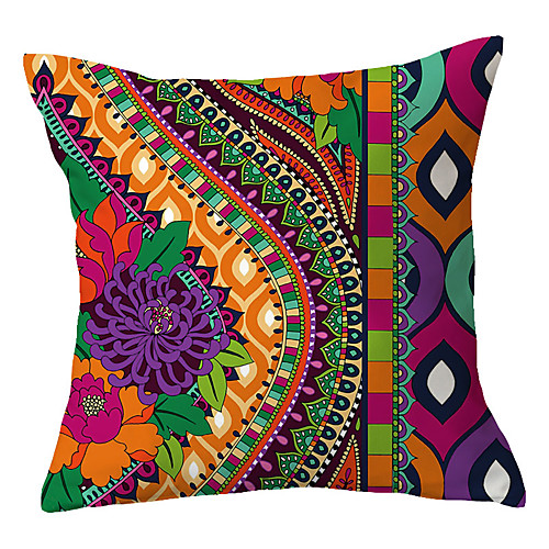 

Double Side Cushion Cover 1PC Soft Decorative Square Throw Pillow Cover Cushion Case Pillowcase for Sofa Bedroom Livingroom Outdoor Superior Quality Machine Washable