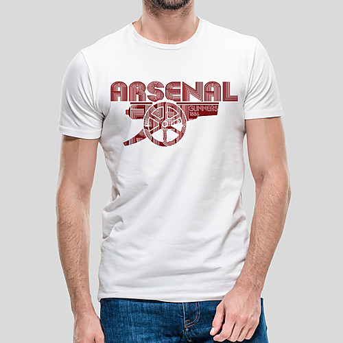 

Men's Unisex Tee T shirt Hot Stamping Graphic Prints Letter Plus Size Print Short Sleeve Casual Tops Cotton Basic Fashion Designer Big and Tall White