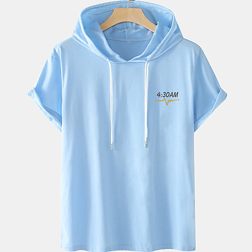 

Men's Unisex Tee T shirt Hot Stamping Text Graphic Prints Plus Size Short Sleeve Casual Tops 100% Cotton Basic Designer Big and Tall White Black Blue