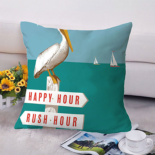 

Double Side Cushion Cover 1PC Soft Decorative Square Throw Pillow Cover Cushion Case Pillowcase for Sofa Bedroom Superior Quality Machine Washable Animal