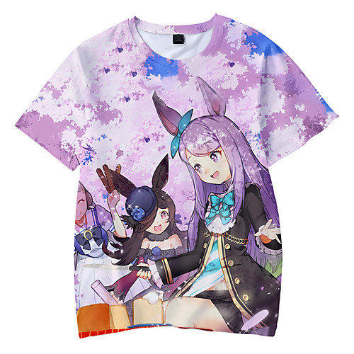 

Inspired by Pretty Derby Cosplay Cosplay Costume T-shirt Terylene 3D Printing T-shirt For Women's / Men's