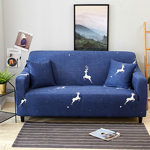 

2021 New Stylish Simplicity Print Sofa Cover Stretch Couch Slipcover Super Soft Fabric Retro Hot Sale Couch Cover