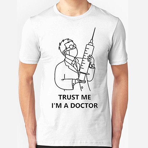 

Men's Unisex Tee T shirt Hot Stamping Graphic Prints Human Letter Plus Size Print Short Sleeve Casual Tops Cotton Basic Designer Big and Tall White
