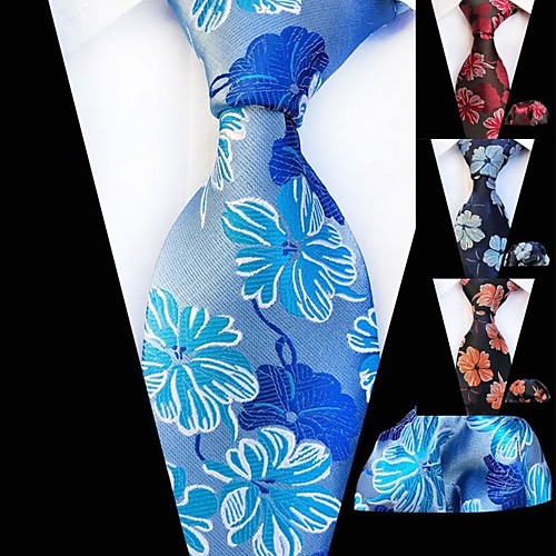

Men's Work Necktie - Floral / Jacquard